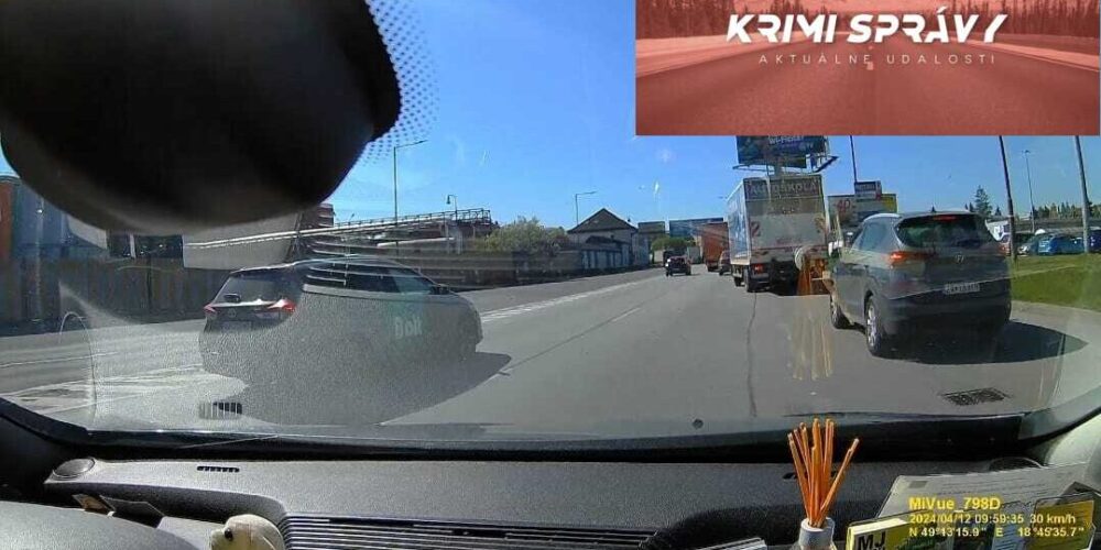 VIDEO: Nezodpovedný taxikár Boltu ohrozil vodičov a prejazdil dve plné čiary! ŽILINA